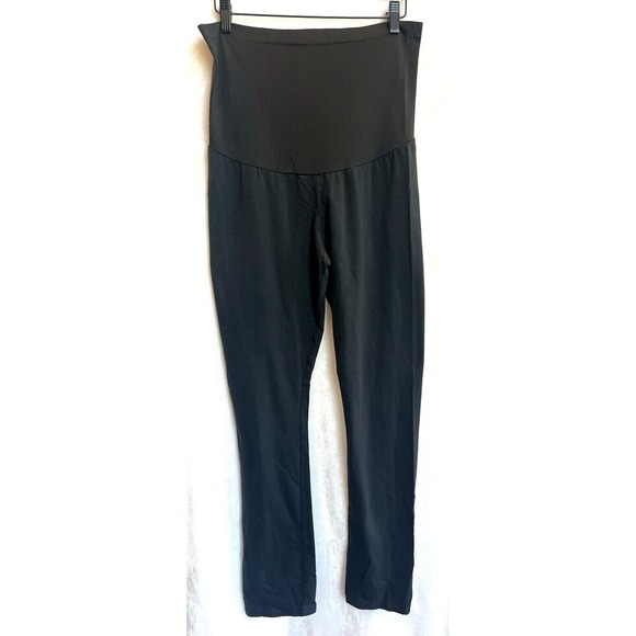 Soho Pants - Soho Maternity Leggings Dark‎ Gray Size XL Cotton Comfort Casual Lounge Stretch